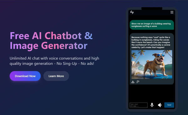 AI Chatbot & Image Generator - Mobile App