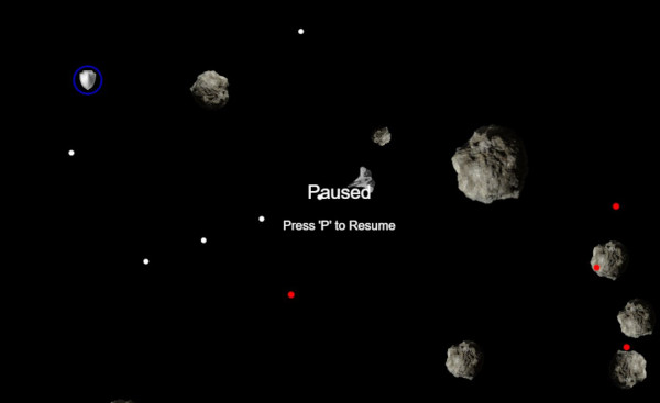 Asteroid Assault - Web Game