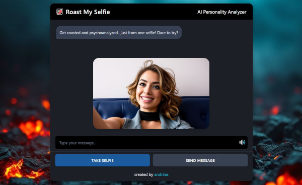 Roast My Selfie - Web App